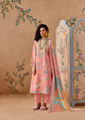 Pure Hemp Linen Suit with Heavy Khatli Hand Work