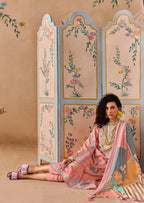 Pure Hemp Linen Suit with Heavy Khatli Hand Work