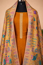 Pure Velvet Top with Tila work and heavy banarsi dupatta