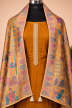 Pure Velvet Top with Tila work and heavy banarsi dupatta